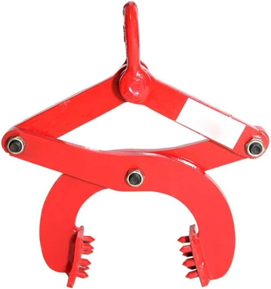 Lifting clamp Heavy-duty Alloy Steel Plate Lifting Clamp Vertical Fixture, Convenient For Moving Barrel-packed Materials Fixing device(3T)