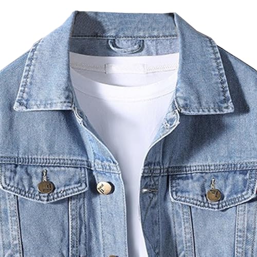 Chaqueta de mezclilla para hombre estilo tractor vintage miniatura 2
