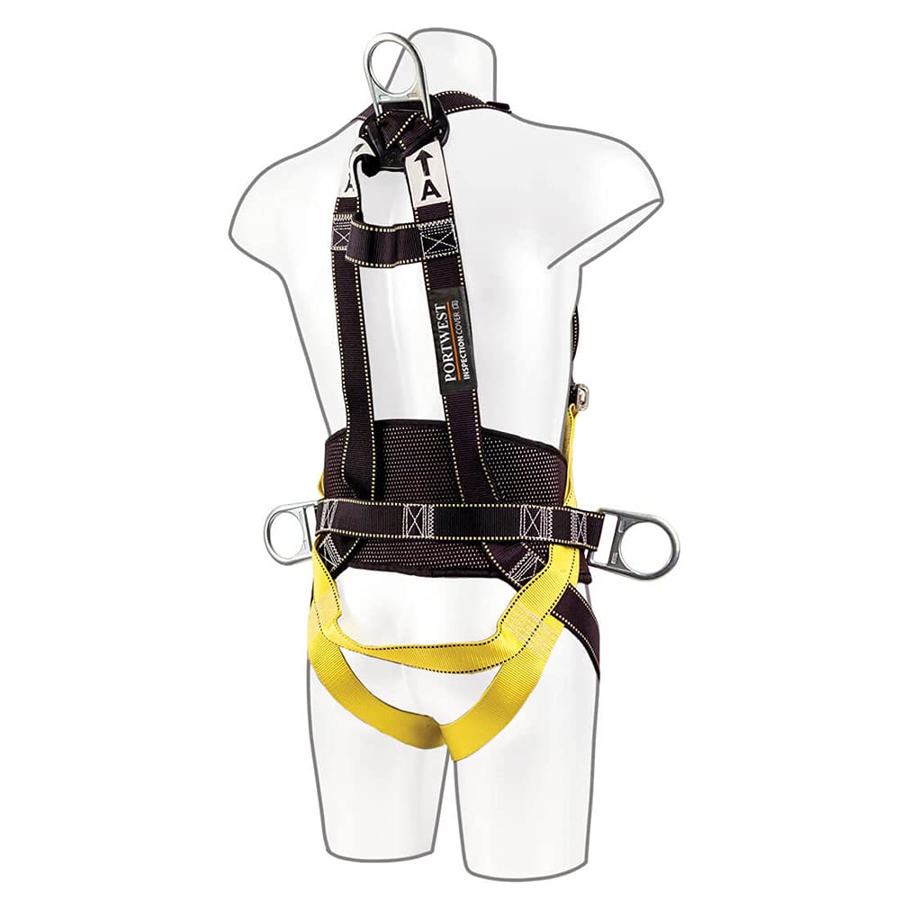 Portwest FP15 Dwupunktowe Szelki Comfort Plus, Czarny