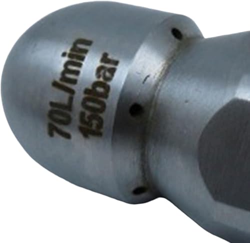 Miniatura 2 de Boquilla de manguera de chorro de drenaje a presión, suministros de 70 lmin, boquilla de limpieza de drenaje, tubo de desatascamiento, rociador de