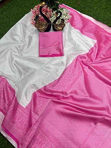 MAHEK pink kanjivaram silk saree – image 7