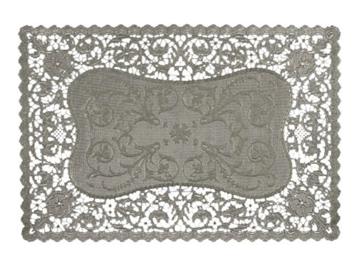 Royal Rectangular Foil Placemats, 9.75 X 14.5 Inches, Silver, Pack Of 6 (26515) #TOP1