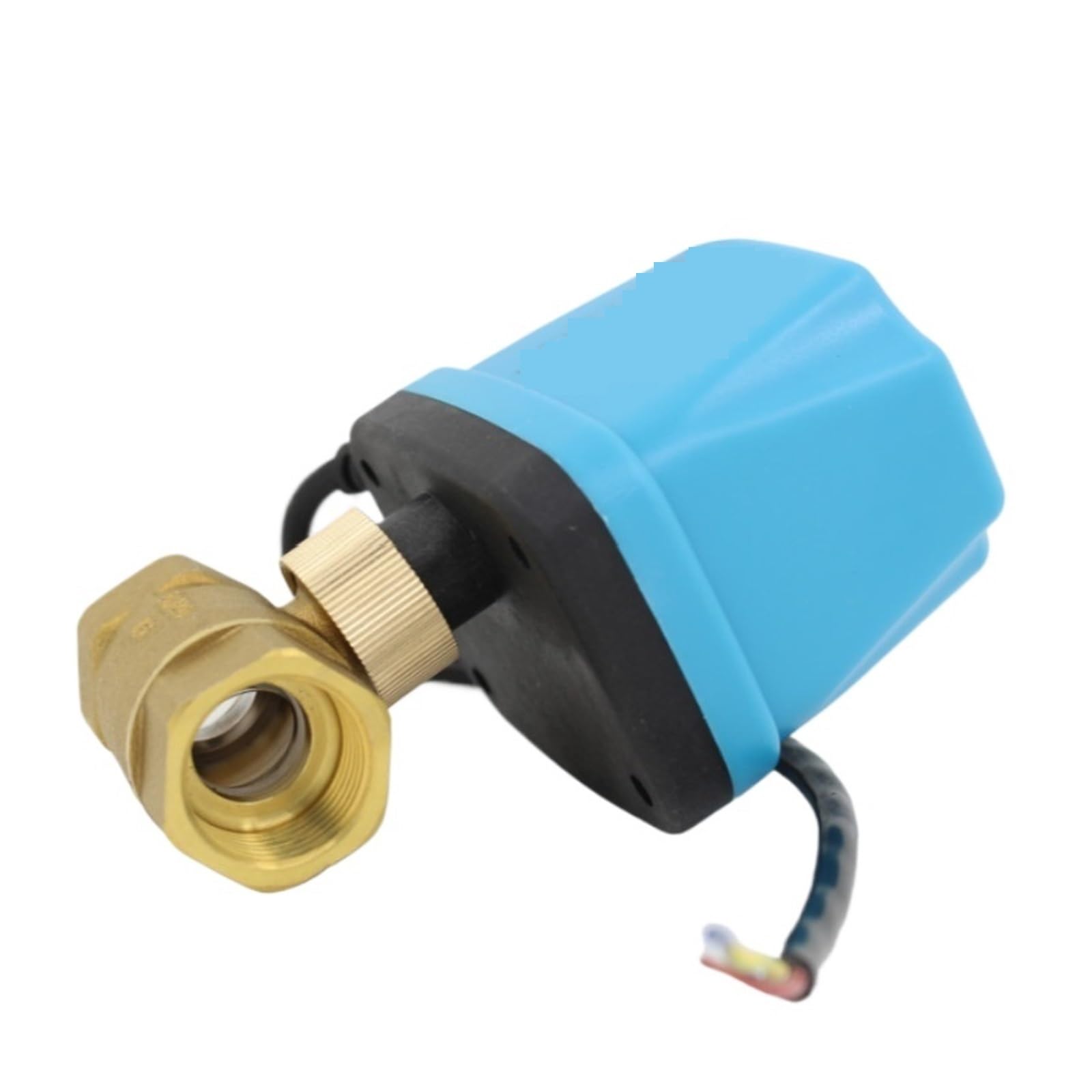 Zawór kulowy, AC220 DC12V AC24V DC24V Elektryczny Zawór Kulowy Zmotoryzowany Z Siłownikiem Elektrycznym DN15 DN20 DN25 DN32 DN40(DC24V,DN25)