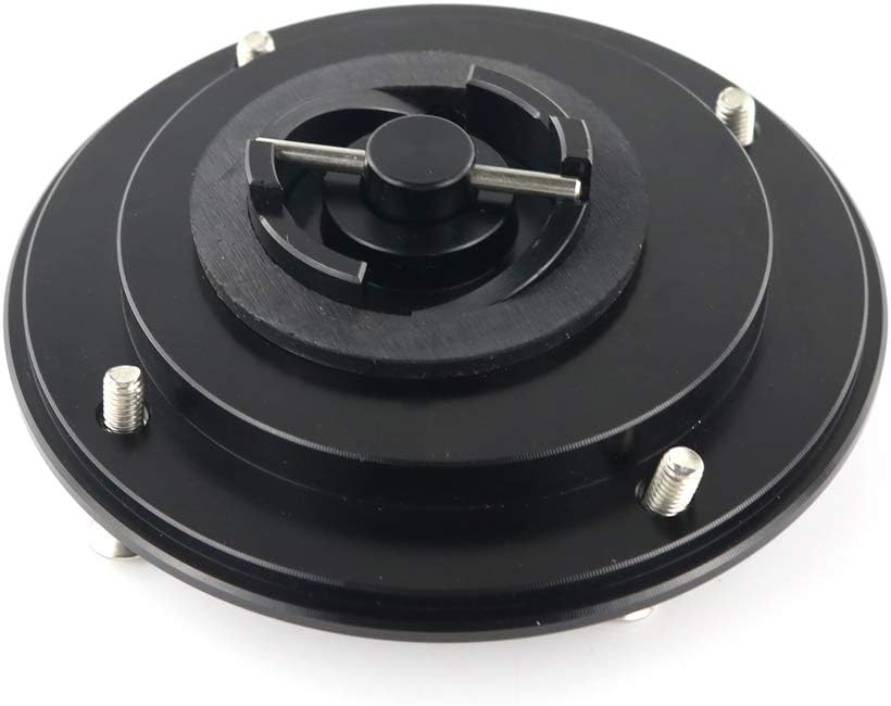 Xitomer CNC Aluminum Alloy, Fuel Cap, Fit for GSXR600 1997-03/ GSXR750 1996-03/ GSXR 1000 2001-02/ GSX1300R 1999-07/ TL1000S/ TL1000R/ SV650S 1999-02, Gas Tank Cover (Black)