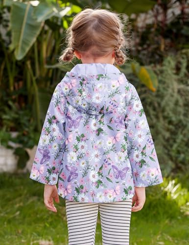 Image of Arshiner Girl Baby Kid Waterproof Hooded Coat Jacket Outwear Raincoat Hoodies