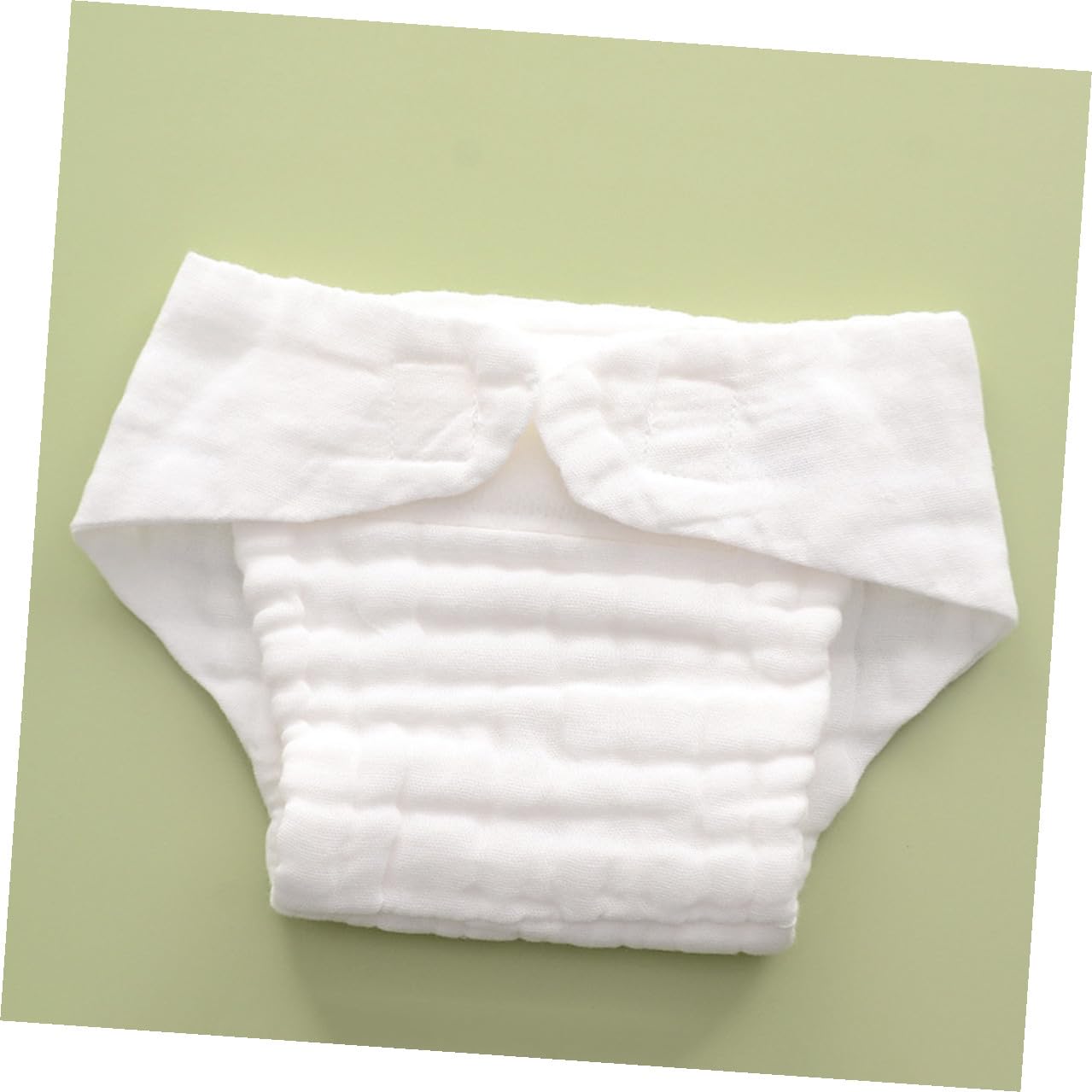 Pañales Reutilizables para Ñiño de Algodón Blanco M, 5 Piezas