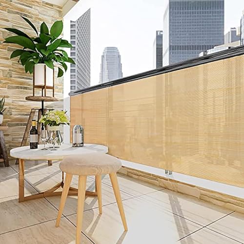 Balcon et terrasse protégés par cette clôture de confidentialité - 3