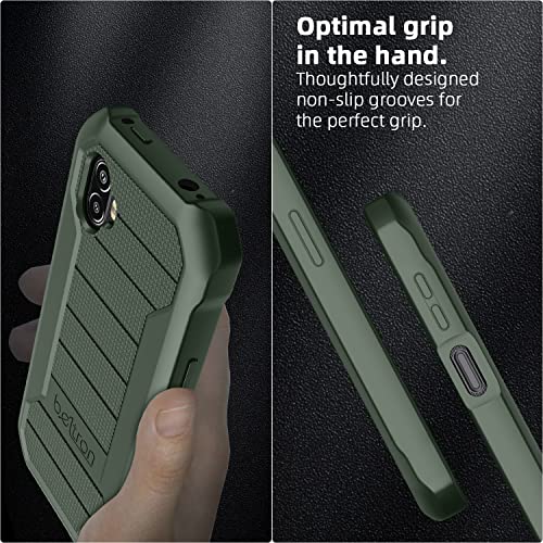 Image of BELTRON Galaxy XCover6 Pro Heavy Duty Case, Industrial Strength Armor Case with Reinforced Technology for Samsung Galaxy XCover 6 Pro 2022 SM-G736 (AT&T FirstNet Verizon) - Green