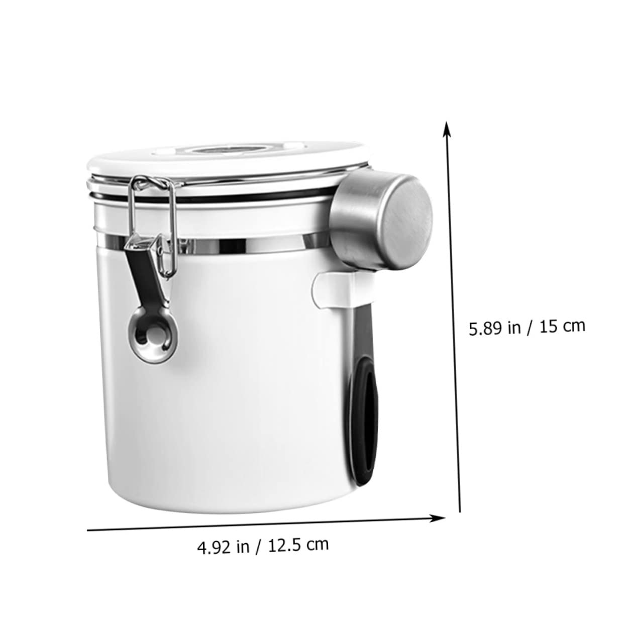 BESTYASH 1 Satz Kaffeebohnen Behälter mit Luftdichtem Deckel zur Aufbewahrung von Kaffee Tee und für Geeignet