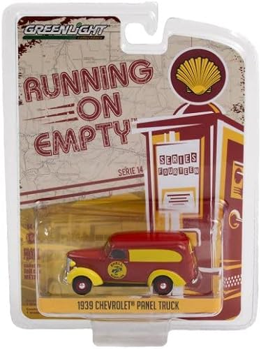 Miniatura 3 de 1939 Chevy Panel Truck, rojo - Greenlight 41140A/48-1/64 Escala Diecast Model Toy Car