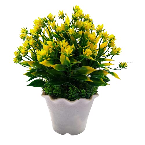 Buy Artificial Flower Plant for Home & Office Décor (Size 9 Inches x 8