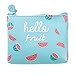 Produktbild Emorias 1PC Damen Geldbörse Karikatur Reißverschluss Münzen Beutel Mini Mappe Makeup Tasche Schlüssel Beutel Kopfhörer Kartenhalter (Wassermelone)