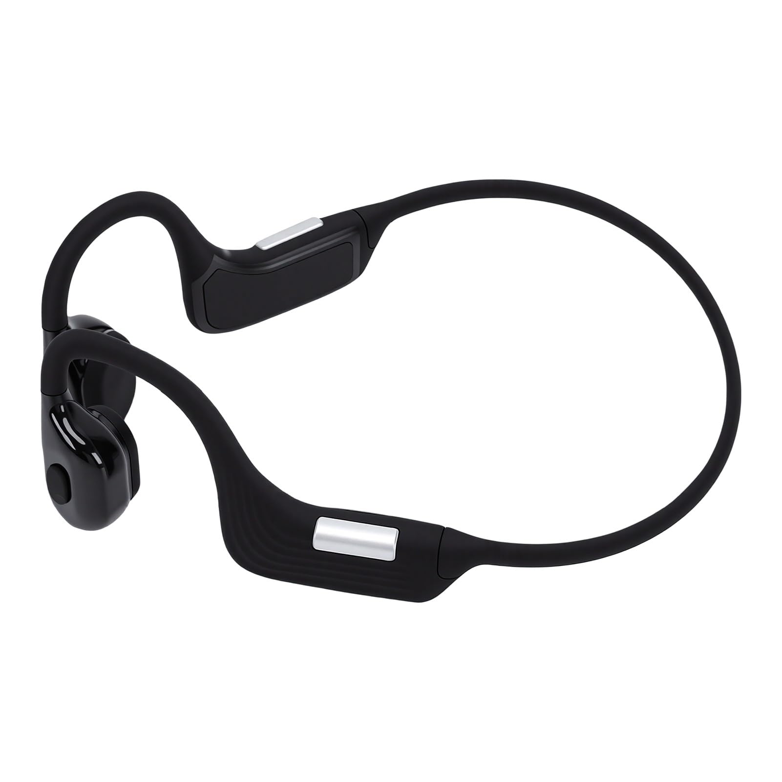lyrlody Cuffie a Conduzione Ossea Cuffie Auricolari Aperte Bluetooth 5.1 Stereo Wireless in Silicone con Design Resistente Al Sudore Suono Chiaro Portata 10 M per Allenamenti Sportivi Chiamate in