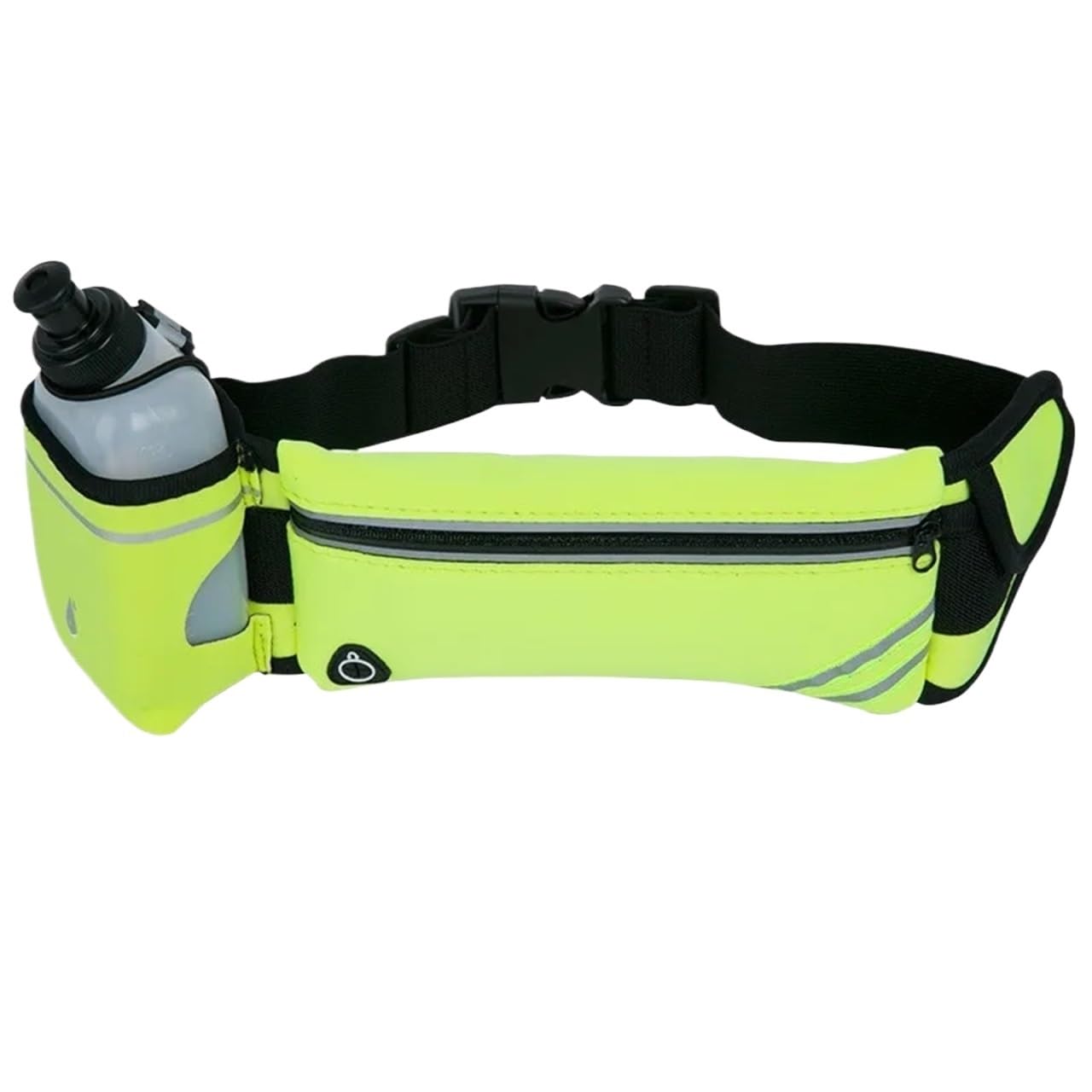 Riñonera for Correr, riñonera Deportiva Hombre y Mujer, teléfono, Mochila de hidratación, Accesorios Impermeables, Agua para Walking, Deporte(Green)