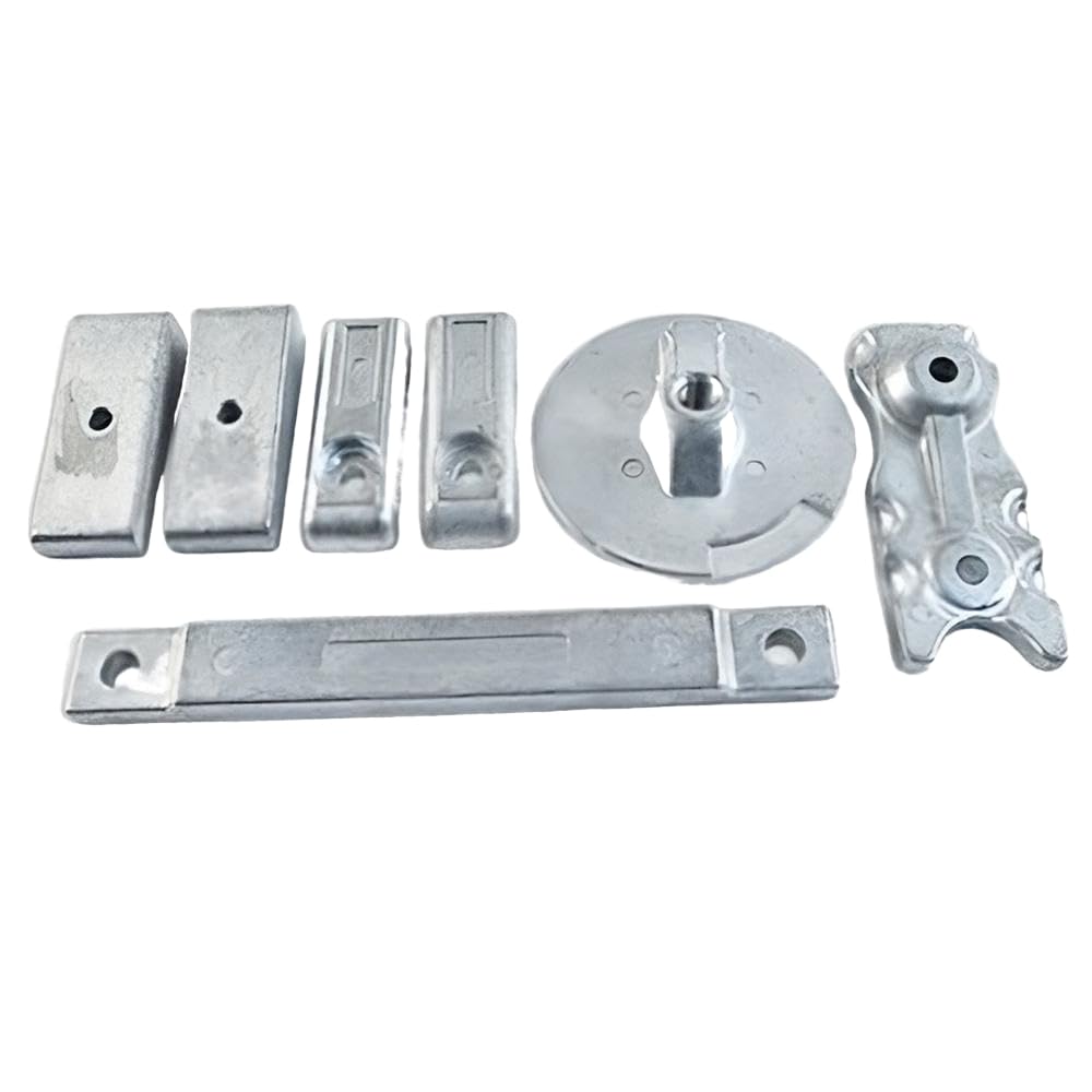 Rareelectrical Zinc Anode Kit Compatible With Mercury Verado 350/400Hp Saltwater Marine Sacrificial Anode Set Corrosion Protection 8M0116590 455-20817