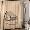 Pine valley quilts customizable barn country farmhouse shower curtain 72×72  urban country home decor