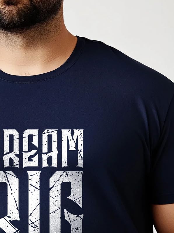 Image of Toodlegram Men Plus Size Cotton Printed T-Shirt Regular Fit