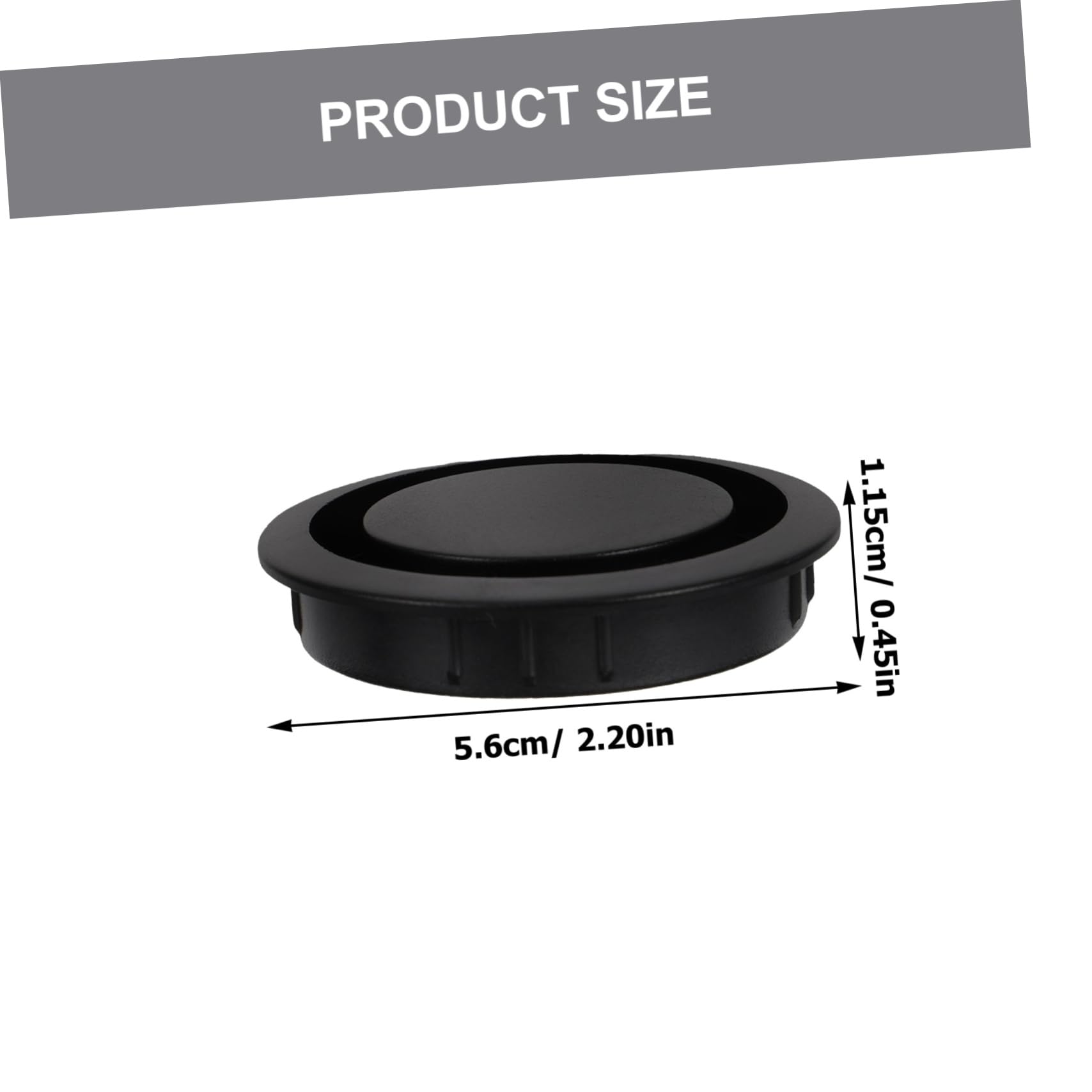 Holibanna 6Pcs Vent Covers for Cabinet Ventilation Durable Air Vent Cover for Kitchen Bathroom Shoe Cabinet and Wardrobe Breathable and Resistant Design