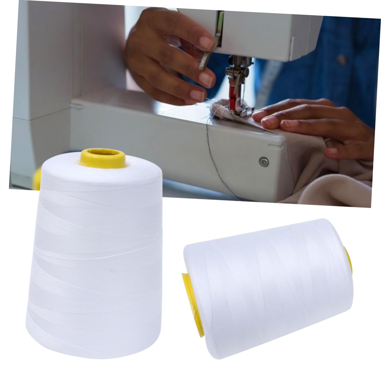 SHINEOFI 3 Series Hilo De Coser Herramientas Negro Jaspeado Acolchado Hilo De Base De Carrete De Bordado Stitching Hilo Para Coser Tela Costura Y Confeccion Línea De Costura 2 Piezas X 3