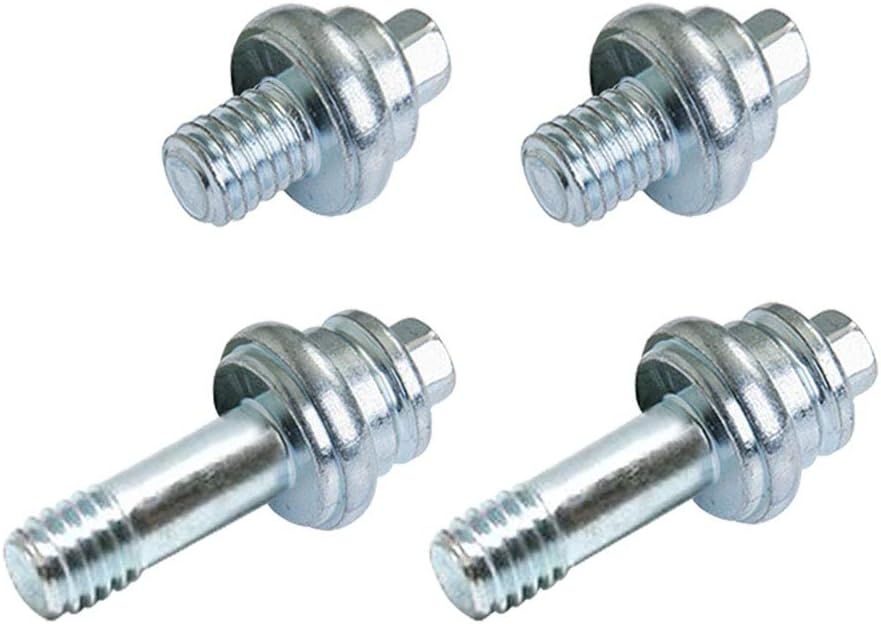 3/8" Side Post Battery Terminal Bolt, Ampper Standard Battery Side Post Extender Stud Compatible with GM Post, 2 Different Lengths (2 Pairs, Pack of 4)