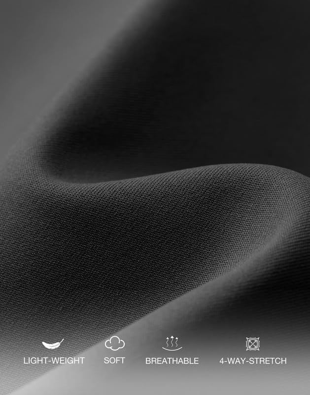 G Gradual Women's Bermuda Long Shorts with Pockets 9" High Waisted Knee Length Shorts for Women Walking Athletic Workout - Image 5