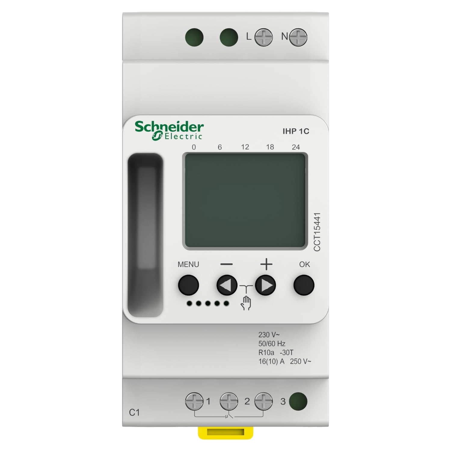 Schneider Electric - Acti9 IHP - Interrupteur horaire programmable - 1 Canal - CCT15441