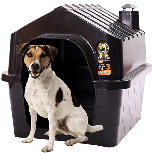 Casinha de Cachorro, Casa para Pet DuraHouse N.3 Black