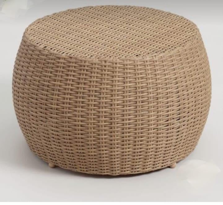Jute Ottoman Pouf for Seating|Jute Ottoman for Footrest Filled with Bean Balls|Ottoman Pouf Stools for Living Roombedroom, 50X50X25 Cm, Beige Pack of 1 (Wooden_Stool_06) (B0CX8VLG8P) Amazon Price History, Amazon Price Tracker