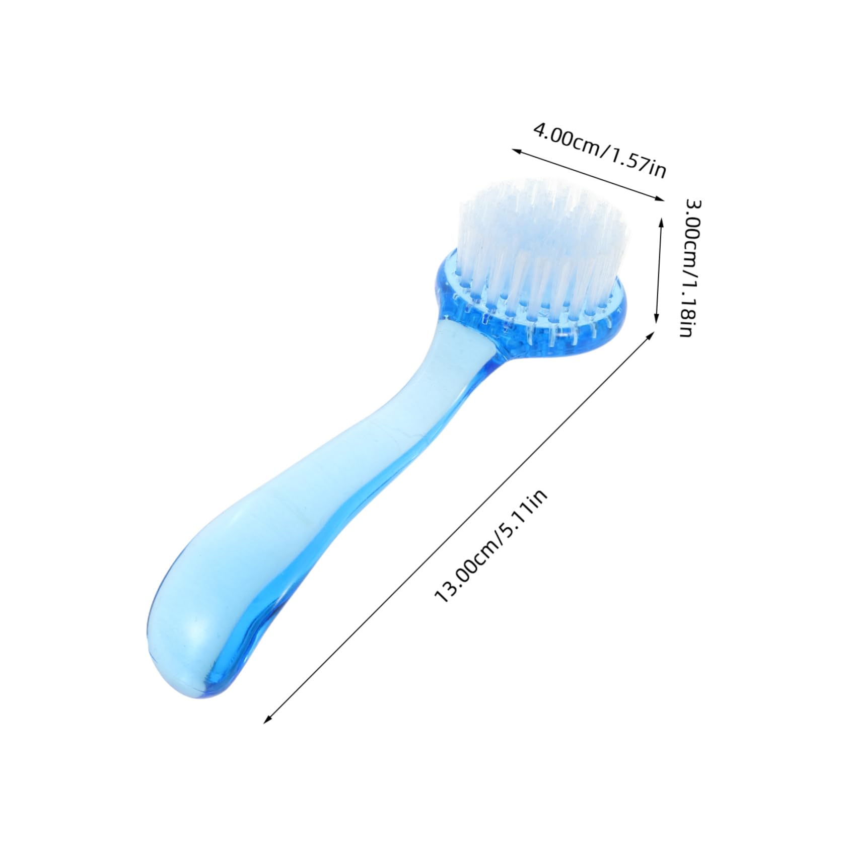 VALICLUD Facial Brush Set Spa Horn Brush with Exfoliating Cap for Pore Cleaning and Random Color
