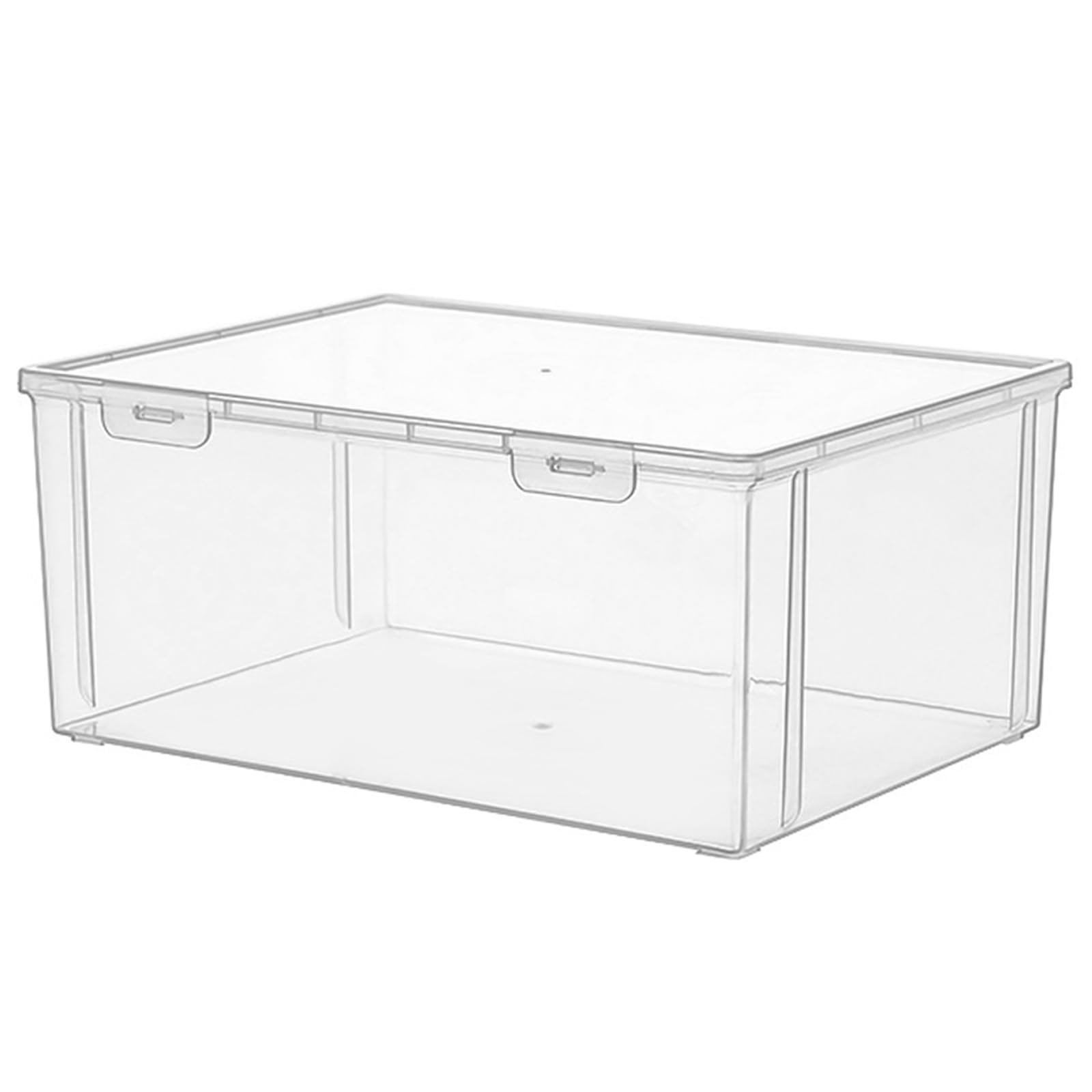 Mekalero Clear Bread Storage Box with Lid Keeping Organization Holder Household for Kitchen Restaurant Refrigerator Clear Bread Storage Box