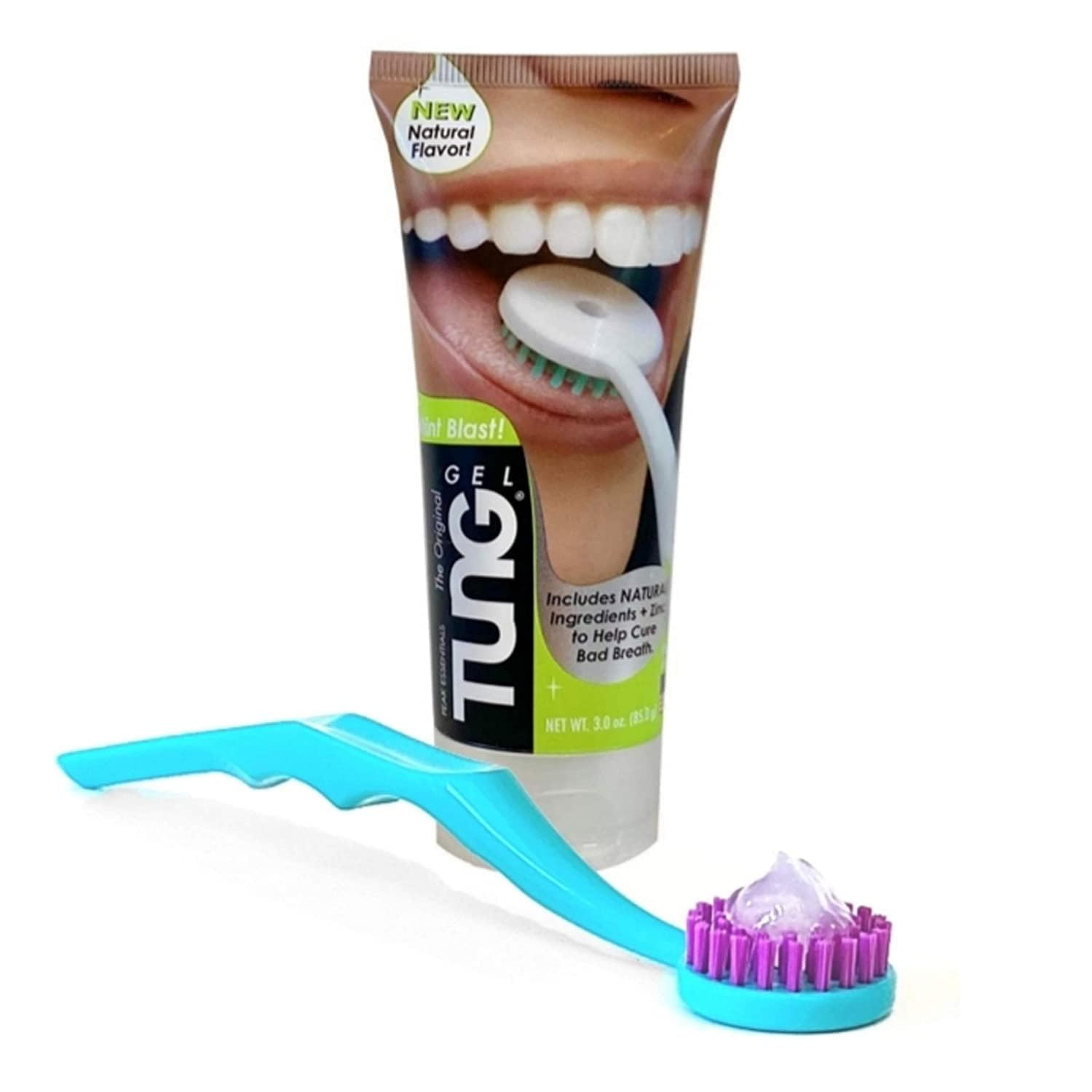 TUNGPeak Essentials | Natural Gel Mint Blast | Tongue Cleaner | Fight Bad Breath