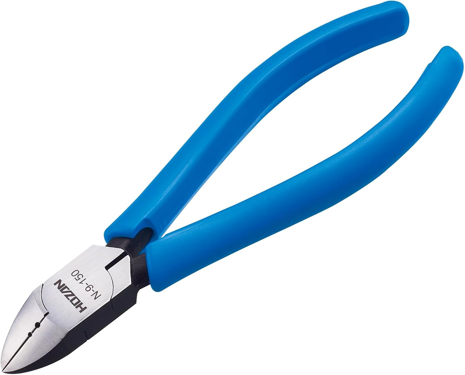 Hozan Nippers with Strip Holes for Thick Wires Combining Ease of Use and Durability; Cutting Capacity: Copper Wire: 0.13 inch (3.2 mm) Φ N-9-150