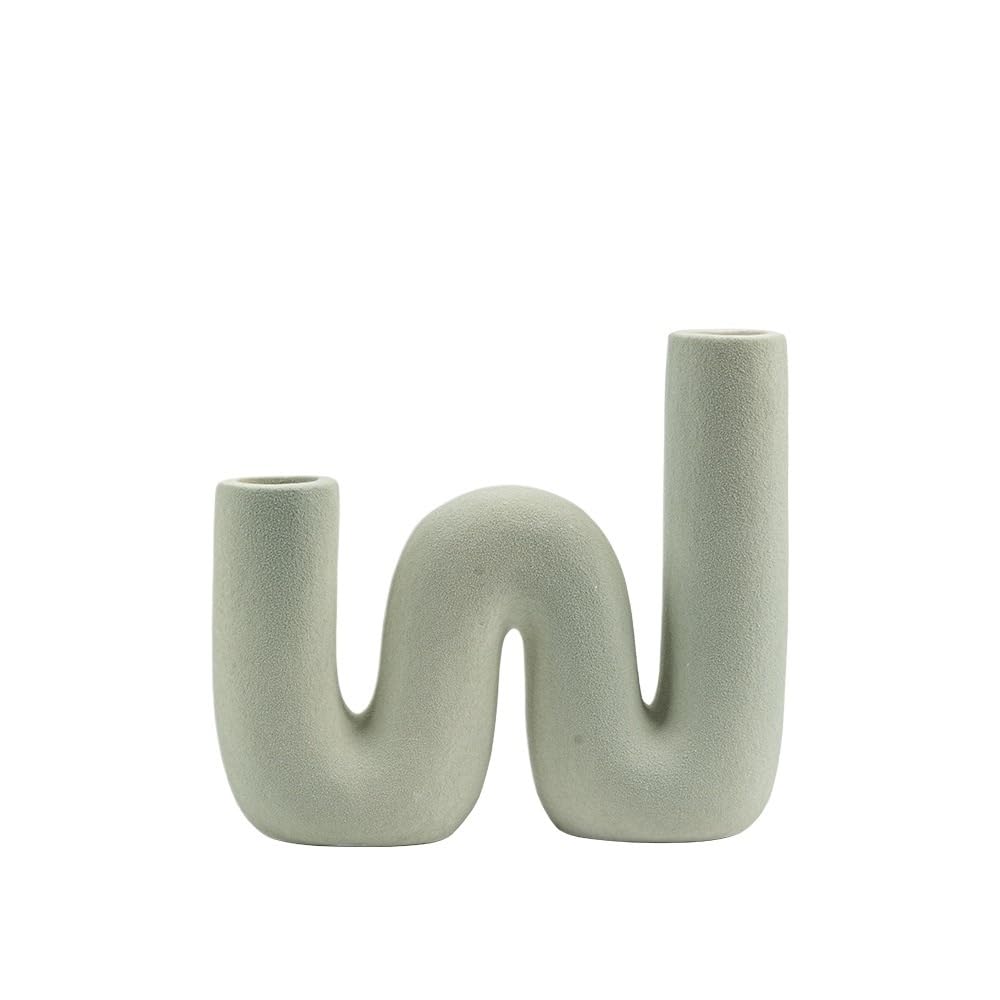 Gfhtrely A Vase Small Fresh Flower Rrangement, Simple Ceramic Vase, High-End Ornaments, Simple Decoration For Home Desktop Flower(,B)