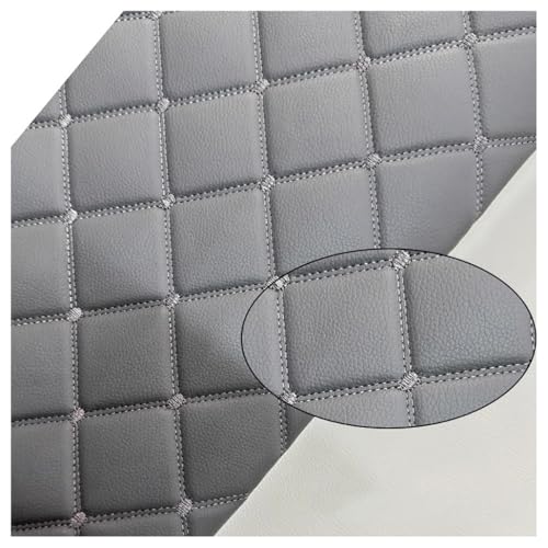 Simili cuir matelassé noir pour rénover vos housses de siège de voiture