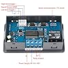 DROK Time Delay Relay 2pcs, DC 6-30V Timer Relay 12V 24V 0.01s-9999min 50mA Digital Timer Cycle Delay Switch Module AC 220V Power On-Off Controller with LCD Display Switch Button Case