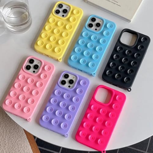 Capa Ventosa de sucção para Celular Silicone, Compatível com iphone, Capinha, Case, Suporte Versátil