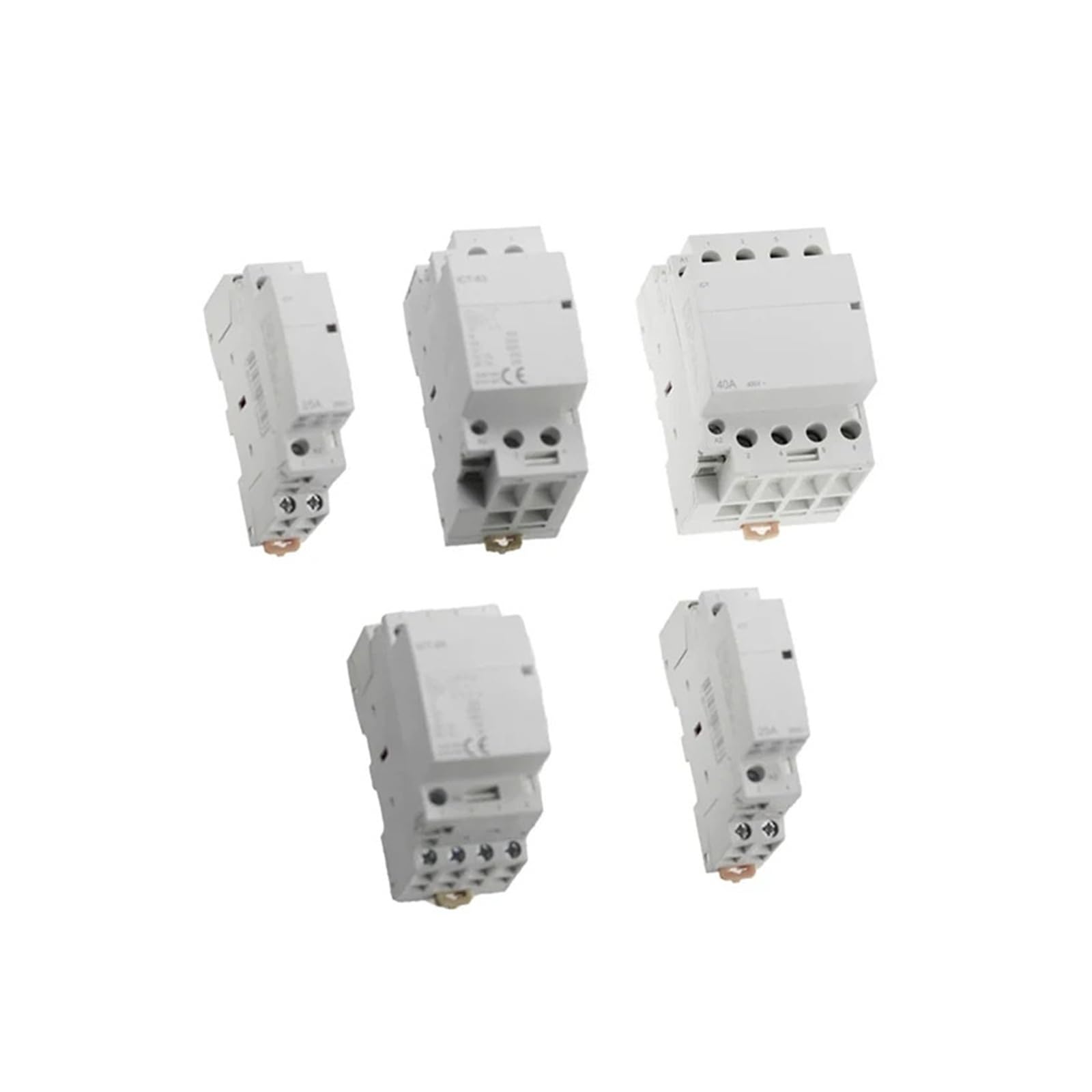ICT-25A 4P modułowy stycznik 2P 2NO lub 2NC 1NO1NC 24V 110V 220V domowy typ szyny DIN (25A 2NO2NC AC230V)