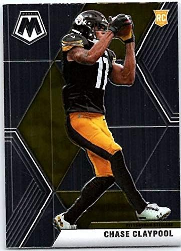 2020 Mosaic Football #220 Chase Claypool RC Rookie Pittsburgh Steelers SP Short Print Official Panini NFL Trading Card