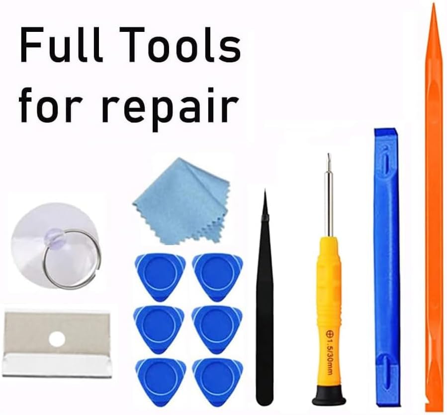 for iPad 5 (5th Generation 2017 Released) Glass Screen Replacement A1822 A1823, Only for 5th Gen Touch Digitizer 9.7 Inch, +Home Button, Full Repair Kit