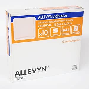 Allevyn Adhesive 12.5cm X 12.5cm Pack of 10 Dressings : Amazon.co.uk ...