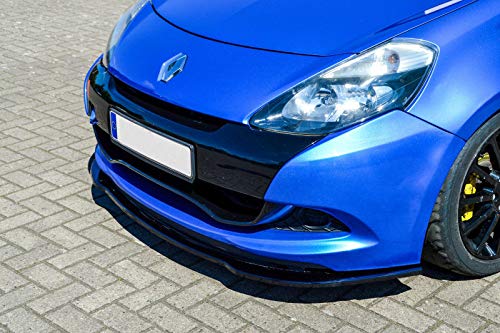 Spoiler Avant Pour Clio 3 2005-2013 - Becquet Pare-chocs ABS Noir - Kit Carrosserie, Effet Sportif Aérodynamique