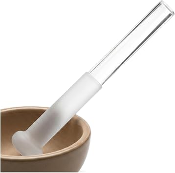 Singing Bowl Mallet for Crystal Singing Bowls, Lightweight Clear Acrylic Mallet with Soft Rubber Tip, Pure Resonance Striker for Tibetan and Crystal Bowls, Yoga, Meditation, Sound Healing