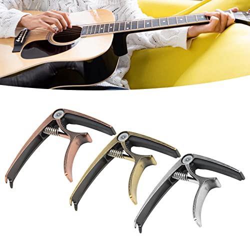 Guitare acoustique Capo acoustique 6 cordes Capodastre de guitare électrique universel en métal haute résistance pour la… - Les Beatles, Paul McCartney, John Lennon, RIngo Starr, George Harrison Guitare acoustique Capo acoustique 6 cordes Capodastre de guitare électrique universel en métal haute résistance pour la… – Image 3
