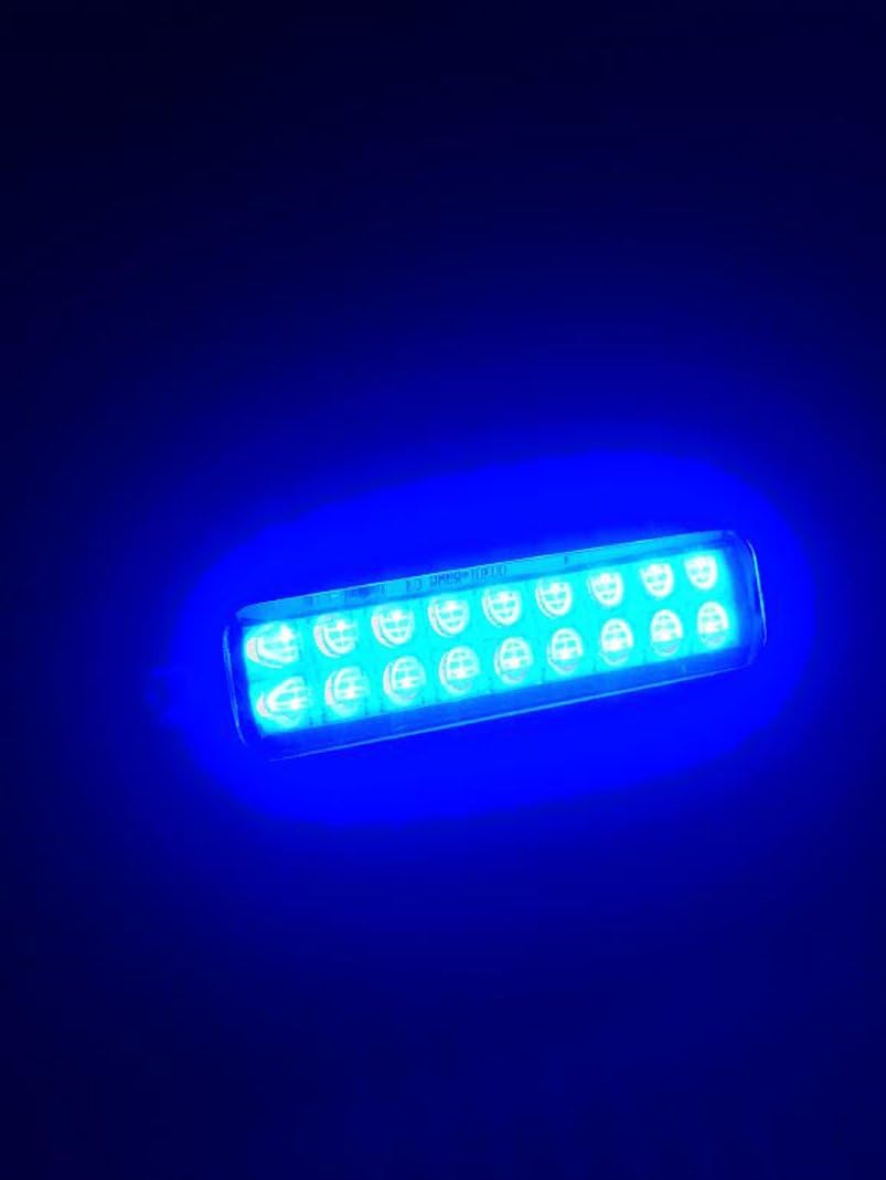 Pactrade Marine 2PCS Boat Pontoon 18 RGBW LED Underwater Light SS 316 Trim Ring