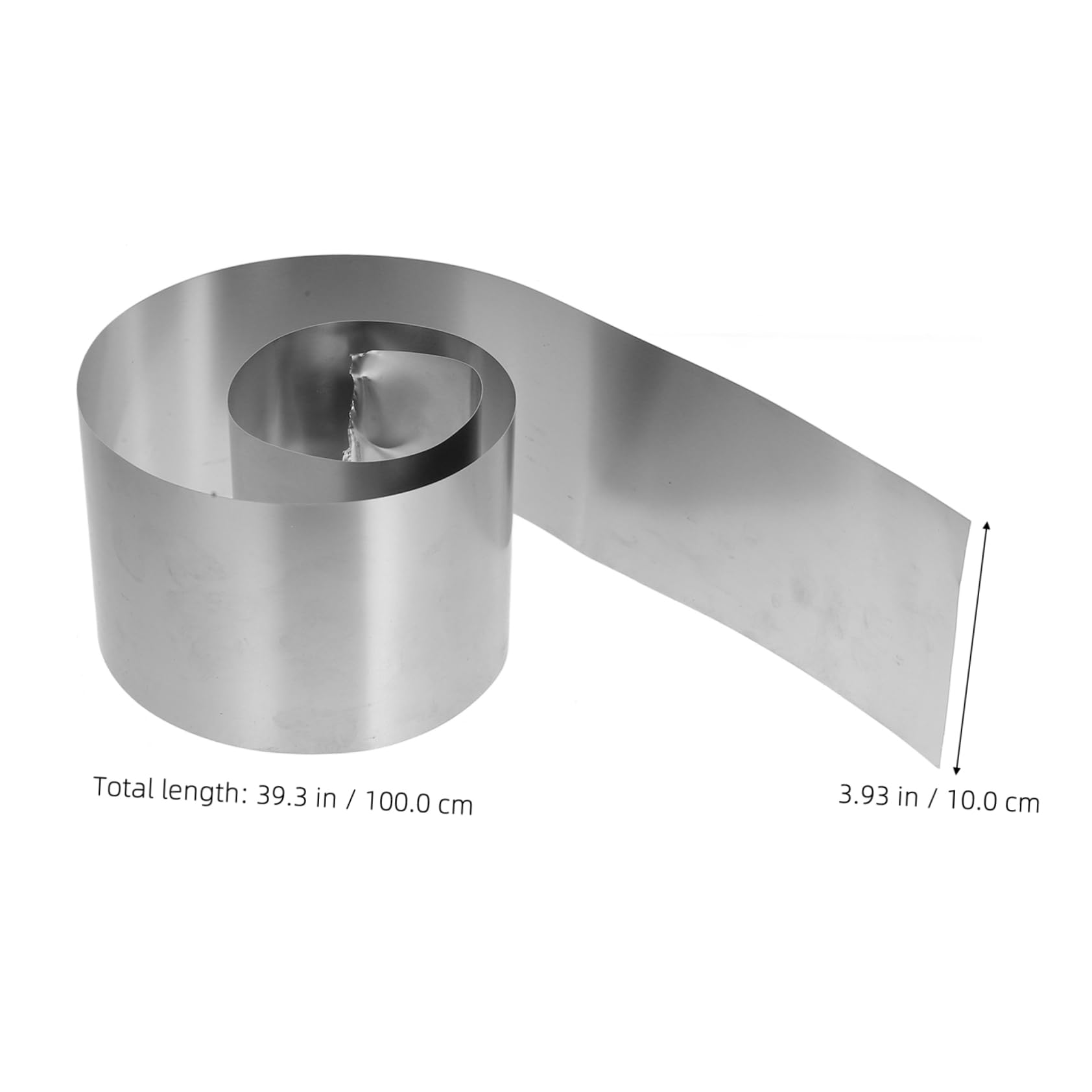 LIFKOME 304 Stainless Steel Metal Sheet Thin Metal Plate Versatile Strong Sturdy for Multiple Uses