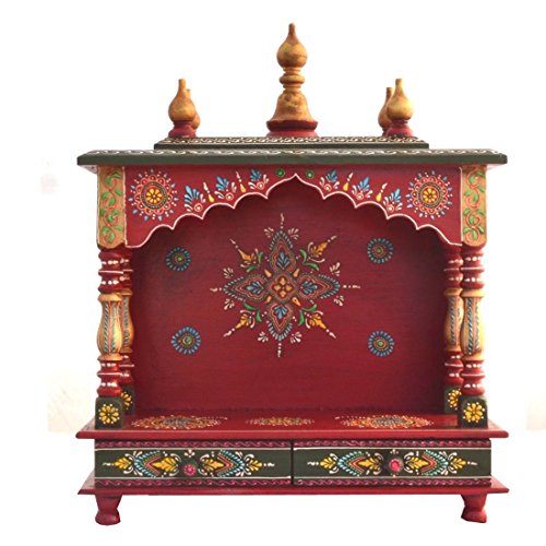 Temple de maison Devyom meuble sacré pour coin de méditation et prière zen