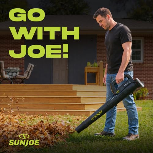 Image of Sun Joe 24-Volt Cordless Compact Turbine Leaf Blower, 100 MPH Air Speed, 280 CFM Airflow 24V-TB-CT