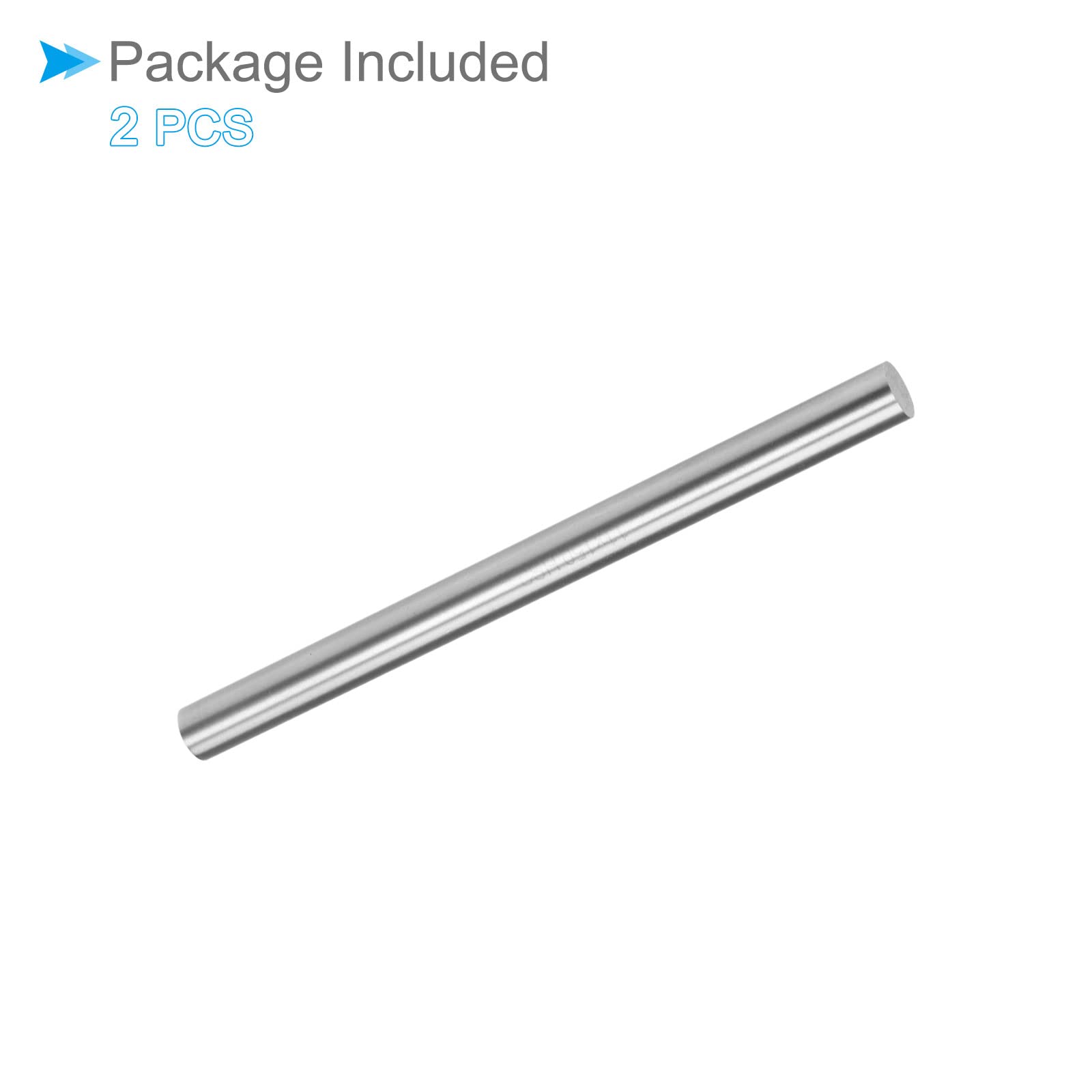 CoCud Lot 2 Tiges Rondes Acier Rapide 11mm Diamètre X 150mm - HSS HRC61-63 Pour Usinage Et DIY