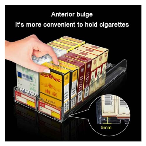 Expositor de cigarrillos compacto de 6cm para evitar el desorden en barras de cobro 3