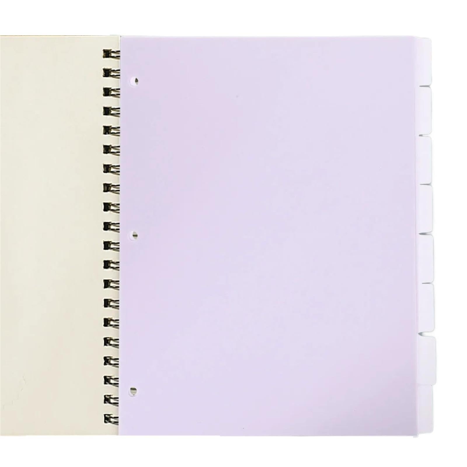 Divisori Di Pagina Da 8 Pezzi for Raccoglitore